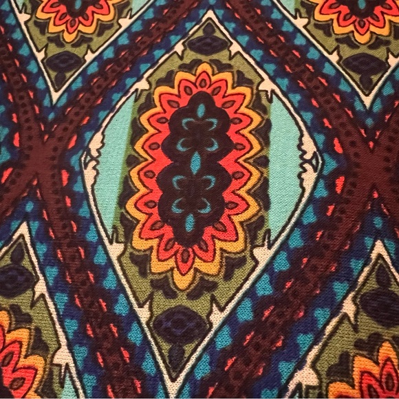 Sexy psychedelic boho mini dress - Picture 11 of 16